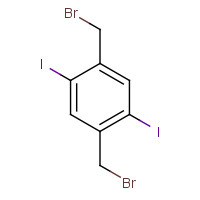 56403-29-3 1,4-BIS(BROMOMETHYL)-2,5-DIIODOBENZENE chemical structure