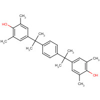 36395-57-0 ALPHA,ALPHA'-BIS(4-HYDROXY-3,5-DIMETHYLPHENYL)-1,4-DIISOPROPYLBENZENE chemical structure