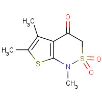 175202-79-6 1,5,6-TRIMETHYL-1,2,3,4-TETRAHYDRO-2LAMBDA6-THIENO[2,3-C][1,2]THIAZINE-2,2,4-TRIONE chemical structure
