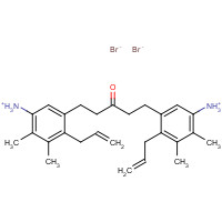 402-40-4 1,5-BIS(4-ALLYLDIMETHYL-AMMONIUMPHENYL)PENTAN-3-ONE DIBROMIDE chemical structure
