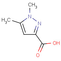 5744-59-2 1,5-DIMETHYL-1H-PYRAZOLE-3-CARBOXYLIC ACID chemical structure