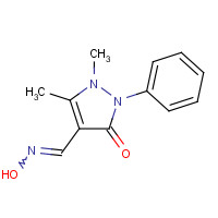 89169-88-0 1,5-DIMETHYL-3-OXO-2-PHENYL-2,3-DIHYDRO-1H-PYRAZOLE-4-CARBALDEHYDE OXIME chemical structure