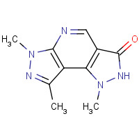 81153-35-7 1,6,8-TRIMETHYL-1,2,3,6-TETRAHYDRODIPYRAZOLO[3,4-B:3,4-D]PYRIDIN-3-ONE chemical structure