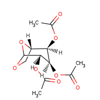 13242-55-2 1,6-ANHYDRO-BETA-D-GLUCOSE-2,3,4-TRI-O-ACETATE chemical structure