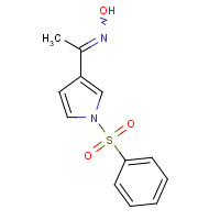 175135-42-9 1-[1-(PHENYLSULFONYL)-1H-PYRROL-3-YL]ETHAN-1-ONE OXIME chemical structure