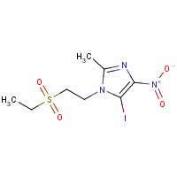 154475-33-9 1-[2-(ETHYLSULFONYL)ETHYL]-5-IODO-2-METHYL-4-NITRO-1H-IMIDAZOLE chemical structure
