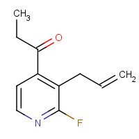 340268-63-5 1-(2-Fluoro-3-(2-propenyl)-4-pyridinyl)-1-propanone chemical structure