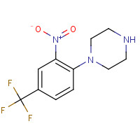 58315-38-1 N-[2-NITRO-4-(TRIFLUOROMETHYL)PHENYL]PIPERAZINE chemical structure
