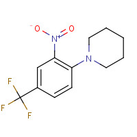 1692-79-1 N-[2-NITRO-4-(TRIFLUOROMETHYL)PHENYL]PIPERIDINE chemical structure