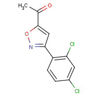 175277-34-6 1-[3-(2,4-DICHLOROPHENYL)ISOXAZOL-5-YL]ETHAN-1-ONE chemical structure