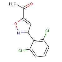 499771-12-9 1-[3-(2,6-DICHLOROPHENYL)ISOXAZOL-5-YL]ETHAN-1-ONE chemical structure