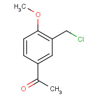 62581-82-2 1-[3-(CHLOROMETHYL)-4-METHOXYPHENYL]ETHAN-1-ONE chemical structure