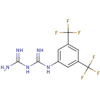 36068-40-3 1-[3,5-BIS(TRIFLUOROMETHYL)PHENYL]BIGUANIDE HYDROCHLORIDE chemical structure