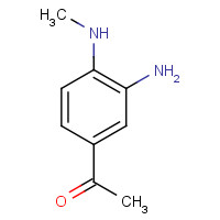 18076-19-2 1-[3-AMINO-4-(METHYLAMINO)PHENYL]-1-ETHANONE chemical structure