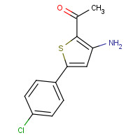 175137-02-7 1-[3-AMINO-5-(4-CHLOROPHENYL)-2-THIENYL]ETHAN-1-ONE chemical structure