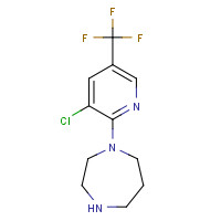 231953-40-5 1-[3-CHLORO-5-(TRIFLUOROMETHYL)-2-PYRIDYL]-1,4-DIAZEPANE chemical structure