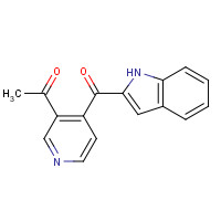 348085-14-3 1-(4-((1H)-Indol-2-ylcarbonyl)-3-pyridinyl)ethanone chemical structure