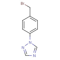 58419-69-5 1-[4-(BROMOMETHYL)PHENYL]-1H-1,2,4-TRIAZOLE 0.5 HYDROBROMIDE chemical structure