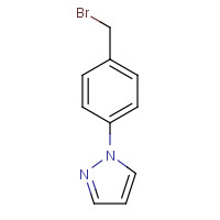 368869-85-6 1-[4-(BROMOMETHYL)PHENYL]-1H-PYRAZOLE chemical structure