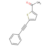 175203-54-0 1-[5-(2-PHENYLETH-1-YNYL)-2-THIENYL]ETHAN-1-ONE chemical structure