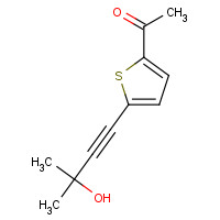 175203-51-7 1-[5-(3-HYDROXY-3-METHYLBUT-1-YNYL)-2-THIENYL]ETHAN-1-ONE chemical structure