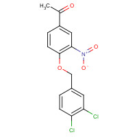 175136-25-1 1-[4-[(3,4-DICHLOROBENZYL)OXY]-3-NITROPHENYL]ETHAN-1-ONE chemical structure
