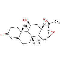 19427-36-2 11a-Hydroxy-16,17a-epoxyprogesterone chemical structure