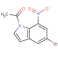 62368-07-4 1-ACETYL-5-BROMO-7-NITROINDOLINE chemical structure