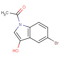114165-30-9 1-ACETYL-5-BROMO-3-HYDROXYINDOLE chemical structure