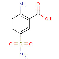 137-65-5 2-Aminobenzoic acid-5-sulfonamide chemical structure