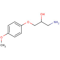 5002-93-7 1-AMINO-3-(4-METHOXYPHENOXY)PROPAN-2-OL chemical structure