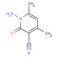 1562-12-5 1-AMINO-4,6-DIMETHYL-2-OXO-1,2-DIHYDROPYRIDINE-3-CARBONITRILE chemical structure