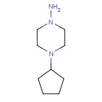 61379-64-4 1-Amino-4-cyclopentylpiperazine chemical structure