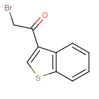 26167-45-3 1-Benzo[b]thiophen-3-yl-2-bromoethan-1-one chemical structure