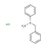 5705-15-7 1-BENZYL-1-PHENYLHYDRAZINE HYDROCHLORIDE chemical structure