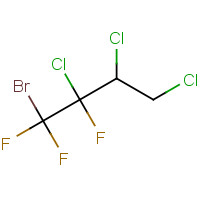 664-03-9 1-BROMO-2,3,4-TRICHLORO-1,1,2-TRIFLUOROBUTANE chemical structure