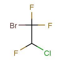 354-06-3 1-BROMO-2-CHLORO-1,1,2-TRIFLUOROETHANE chemical structure