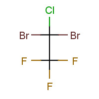 754-17-6 1-CHLORO-1,1-DIBROMO-2,2,2-TRIFLUOROETHANE chemical structure