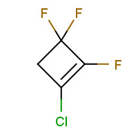 694-62-2 1-CHLORO-2,3,3-TRIFLUOROCYCLOBUTENE chemical structure