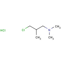 4261-67-0 3-Dimethylamino-2-methylpropyl chloride hydrochloride chemical structure