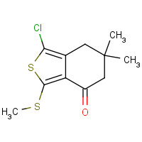 175202-90-1 1-CHLORO-6,6-DIMETHYL-3-(METHYLTHIO)-4,5,6,7-TETRAHYDROBENZO[C]THIOPHEN-4-ONE chemical structure
