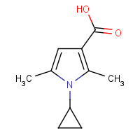 423768-58-5 1-CYCLOPROPYL-2,5-DIMETHYL-1H-PYRROLE-3-CARBOXYLIC ACID chemical structure