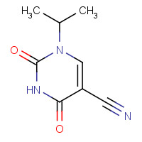 57712-59-1 1-ISOPROPYL-2,4-DIOXO-1,2,3,4-TETRAHYDROPYRIMIDINE-5-CARBONITRILE chemical structure