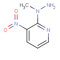 30963-12-3 1-METHYL-1-(3-NITRO-2-PYRIDYL)HYDRAZINE chemical structure