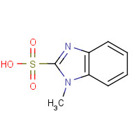 5533-38-0 1-METHYL-1H-BENZIMIDAZOLE-2-SULFONIC ACID chemical structure