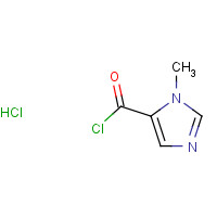 343569-06-2 1-Methyl-1H-imidazole-5-carbonyl chloride hydrochloride chemical structure