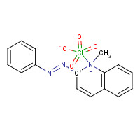 16600-11-6 1-Methyl-2-(phenylazo)quinoliniumperchlorate chemical structure