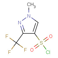 519056-67-8 1-METHYL-3-(TRIFLUOROMETHYL)-1H-PYRAZOLE-4-SULFONYL CHLORIDE chemical structure