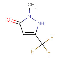 1481-02-3 1-METHYL-3-TRIFLUOROMETHYL-2-PYRAZOLIN-5-ONE chemical structure