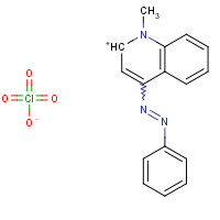 16600-12-7 1-METHYL-4-(PHENYLAZO)-QUINOLINIUM PERCHLORATE chemical structure